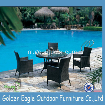 Groothandel Patio rieten meubels Leisure Dining Set